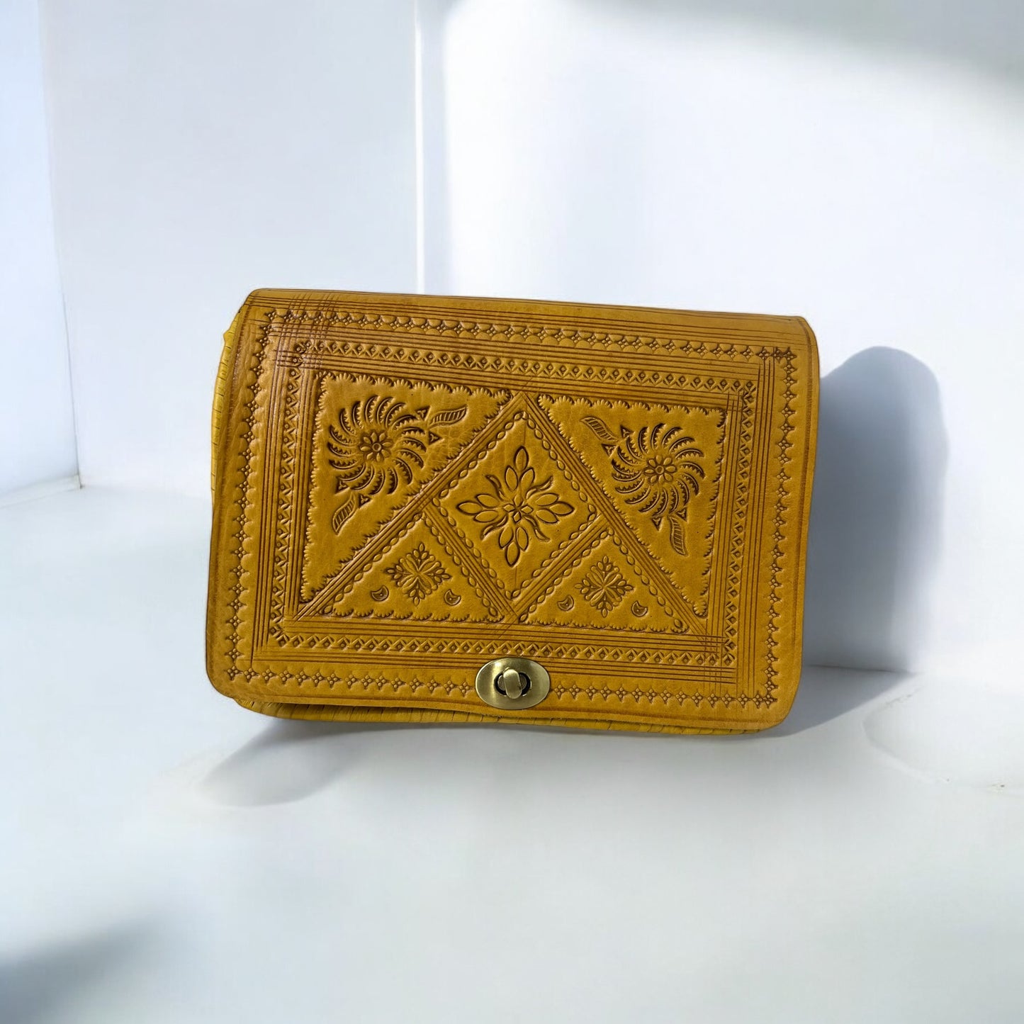 BOLSO DE CUERO RECTANGULAR